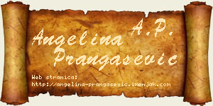 Angelina Prangašević vizit kartica